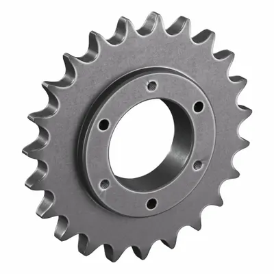 TSUBAKI Sprocket: For 60 Chain, 23 Teeth, 5.508 in Pitch Dia, 5.91 in Outside Dia - Size 60 Bushed-Bore Roller Chain Sprockets