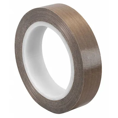 TAPECASE Cloth Tape: 1 in Wd, 36 yd Lg, 4.7 mil Thick, Silicone, Polyethylene Coated Cloth - PTFE Slick Surface Tape