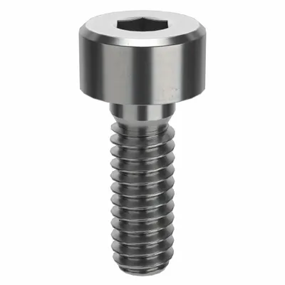 AMPG Socket Head Cap Screw: M2.5x0.45 Thread Size, 6 mm Lg, Std, Plain, Stainless Steel - Metric System Standard Socket Head Cap Screws