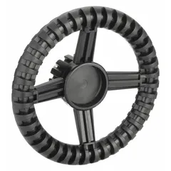 Hand-operated tilt wheel for manual adjustment of louvers, dampers, or vents in HVACR equipment. Allows precise control of airflow direction without tools. Sold as a 2-pack.