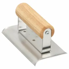 This handheld edger is designed for woodworking applications, allowing users to create clean edges on wooden workpieces. It features a 6-inch blade length and 3-inch blade width, with a 4 1/2-inch handle length. Suitable for use on furniture, trim, and cabinetry.