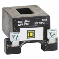 Replacement coil designed for SQUARE D 8903 Type LX lighting contactors. Operates at 110/120V AC and 120V AC. Used to energize the electromagnet in lighting contactors for switching lighting loads in commercial or industrial facilities