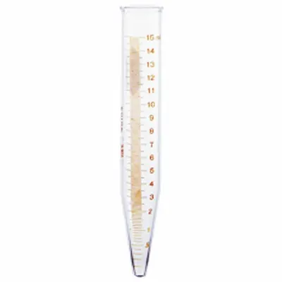 KIMBLE Centrifuge Tube: 15 mL, Centrifuge Tube, 17 mm Body Dia, 118 mm Overall Ht - Glass Centrifuge Tubes