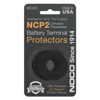 NOCO Protective Washer: Top, Battery, Gray, (2) Top/Side Post NCP2 Battery Terminal Protectors, Felt (MPN MC303)