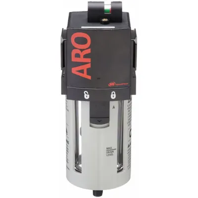ARO Pneumatic Oil Filter: Coalescing, 1/2 in NPT, 0.3 micron, 197 cfm, 150 psi Max Op Pressure - ARO FRL Air Filters