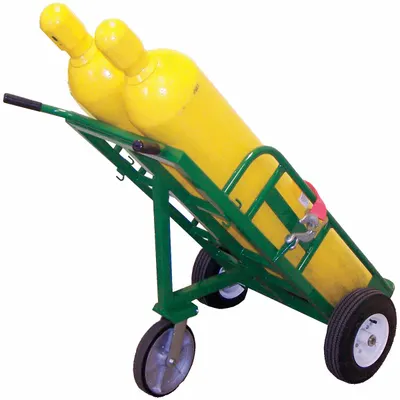 SAFTCART Ergonomic Tilt-Back Cylinder Hand Truck 730-12 - Ergonomic Tilt-Back Cylinder Hand Trucks