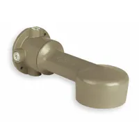 Aluminum wall bracket with tan finish, 13 inches long. Designed for mounting EB Series, EM Series, and EQ Series enclosures in hazardous locations where explosive gases or combustible dusts may be present
