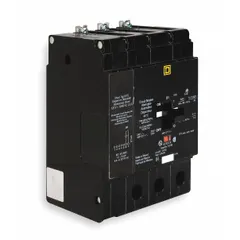 Three-phase bolt-on miniature circuit breaker rated 70 A, 277/480V AC, with 18kA interrupting capacity. Suitable for overcurrent protection in commercial and industrial panelboards. Part of the EDB Series, designed for use with Square D NF Panelboards.