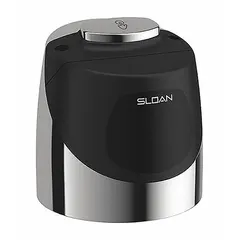 This SLOAN flush valve retrofit kit converts manual flush valves on toilets and urinals to automatic, sensor-operated operation. It is a single-flush retrofit type suitable for commercial restroom applications. The kit includes components for upgrading existing fixtures to touch-free operation.