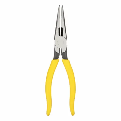 KLEIN TOOLS Needle Nose Plier: 1 1/4 in Max Jaw Opening, 8 1/2 in Overall Lg, 2 3/8 in Jaw Lg - Needle-Nose Pliers