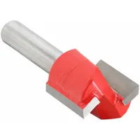 Carbide straight profile router bit with a 5/8 in cutter diameter and 2 flutes. Designed for routing straight grooves and profiles in woodworking applications such as edge forming, dado cuts, and template work. Suitable for use on hardwood, softwood, and composite materials