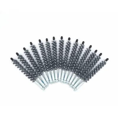 GOODWAY Tube Brush: Threaded Connection, Nylon, 11/16 in to 3/4 in, 1/4"-28 Male - Brushes for Heat Exchanger Cleaning Equipment