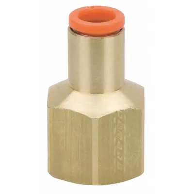 SMC KQ2F12-03A Push-to-Connect x BSPT Adapter Fitting - Polybutylene & Brass Tube Fittings