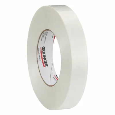 OEM Heavy-Duty Strapping Tape, White, 1 in x 60 yd, 36-Pack, HD Series