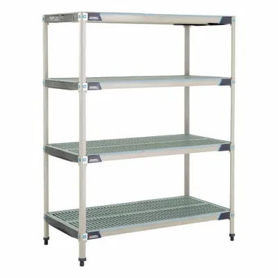 METRO 5X327GX3 Harsh-Environment Antimicrobial Stationary Plastic Shelving