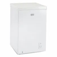 BLACK & DECKER Chest Freezer: White, 3.5 cu ft Capacity, 33 1/2 in x 21 1/2 in x 21 3/4 in (MPN BCFK356)