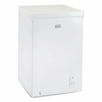 BLACK & DECKER Chest Freezer: White, 3.5 cu ft Capacity - Chest Freezers