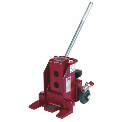 GKS-PERFEKT Low-Clearance Toe Jack, 5 Ton, Air/Hydraulic, Steel Body - Low-Clearance Toe Jacks