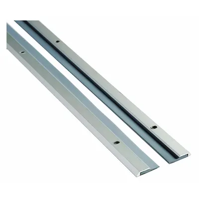 NATIONAL GUARD Astragal 115NA-96x2, 8 ft Length, Aluminum Flange, EPDM Insert - Door Astragals