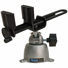 This multi-angle precision vise features a 6-inch jaw face width, 6-inch maximum jaw opening, and 1-7/8-inch throat depth. It includes neoprene jaw pads for secure holding without marring. The swivel base allows positioning at various angles, suitable for light-duty clamping and positioning tasks in machining, assembly, and inspection applications.