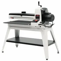 JET Drum Sander: 115V, Single-Phase, 1.8 hp, 25 1/4 in Drum Wd, 4 in Max Board Thick, Floor Standing (MPN JWDS-2550)