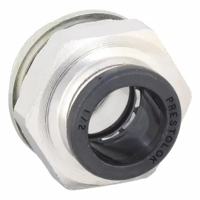 PARKER 68PLP-8-8G Nickel-Plated Brass Tube Fitting - Nickel-Plated Brass Tube Fittings
