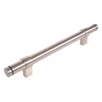 This TRIMCO door pull is constructed from copper with a silver finish, measuring 30 inches in height. Copper's natural antimicrobial properties make this pull suitable for high-touch areas where reducing microbial growth is a priority. It is commonly used in commercial and institutional settings such as healthcare facilities, laboratories, and food processing plants