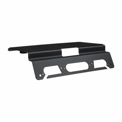 GROTE Mounting Bracket: Mounting Bracket, Black, Aluminum, 7/8 in Lg, 11 in Ht - Vehicle Light Mounts & Brackets