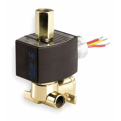 REDHAT Solenoid Valve: 3-Way, Configurable, 1/4 in Pipe Size, 110V AC/120V AC - 3-Way/2-Position, Configurable Solenoid Valves