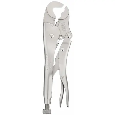 IRWIN Locking Plier: V, Lever, 1 1/8 in Max Jaw Opening, 10 in Overall Lg, 1 1/4 in Jaw Lg - V-Jaw Locking Pliers