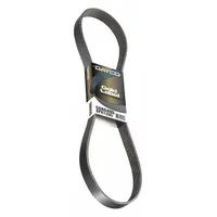 V-ribbed belt with K Belt Trade Size, effective length 89 9/16 in, industry number 6PK2275. Aramid reinforcing cord material provides strength. Used to drive engine accessories such as alternators, water pumps, and power steering pumps in automotive and industrial applications
