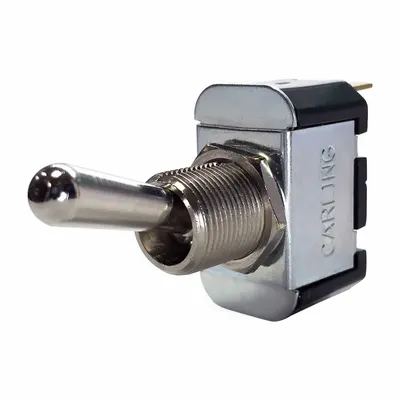 CARLING TECHNOLOGIES Toggle Switch: 3 Position, 3 Connections, SPDT - Panel-Mount Toggle Switches