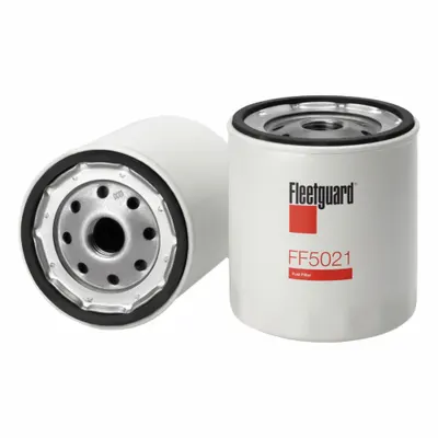 FLEETGUARD Fuel Filter: Spin-On, 4 5/16 in Overall Lg, 3 11/16 in Outside Dia - Spin-On Fuel Filters