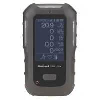 Portable multi-gas detector with integrated sampling pump for confined-space entry and personal safety monitoring. Powered by a Lithium Ion battery, it features Bluetooth connectivity and detects Sulfur Dioxide. Housed in a black enclosure with IP66/IP68 ingress protection