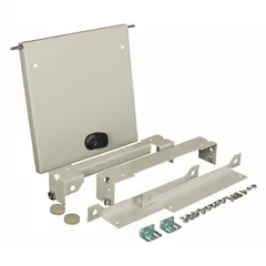 This WIEGMANN swing out panel is made of steel with a powder-coated finish. It measures 16 inches in overall height and 20 inches in overall width. Designed for interior mounting within enclosures, it provides a swing-out mounting surface for electrical and electronic equipment in control panels and automation systems.