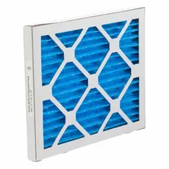Replacement air filter designed for duct-mount dehumidifiers. This 3-pack includes a frame for easy installation. Compatible with manufacturer model number 120DH and part number 892FN2. Used to capture airborne particles in HVAC systems.