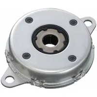 Gearless disk-type rotary damper with clockwise operation. Steel body construction. Torque rating of 4 N-m. Used for controlled motion damping in rotating applications such as conveyor systems, packaging machinery, and automated assembly lines