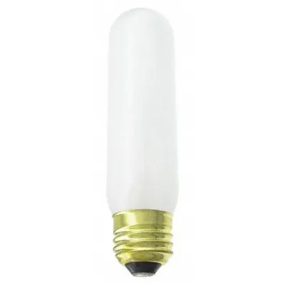 GE LAMPS 25T10-120V T10 Tubular Incandescent Bulb, 25W, E26 Medium Base, 2500K - Medium Screw Base (E26) Lamps
