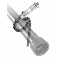 RIDGID Pipe Cutter: 1 1/2 in – 8 in OD Cutting Capacity, Ratcheting Chain Cutter, 18 in Tool Lg (MPN 42878)