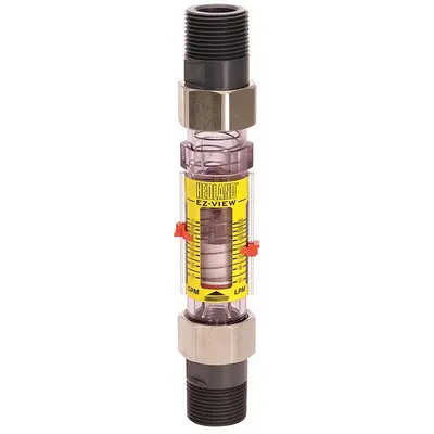 HEDLAND Mechanical Flowmeter: Flow Meter, Scale, Variable Area, Inline, Universal - Inline Flowmeters for Water with Remote Output