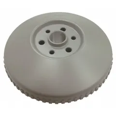 This blade pulley is a replacement component for band saws. It guides and tensions the saw blade during cutting operations. Suitable for use in metalworking, construction, and fabrication applications.