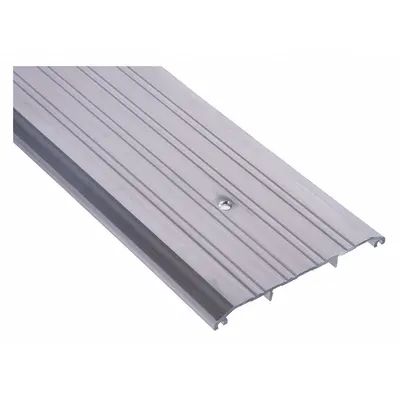 NATIONAL GUARD Saddle Threshold, Aluminum, 4 ft Lg, Fluted, MPN 426E-48" - Saddle Thresholds
