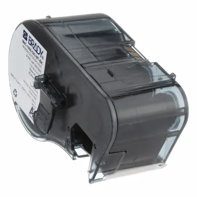 BRADY M4C-1000-595-WT-BK Continuous Label Roll Cartridge - Brady Continuous Label Roll Cartridges