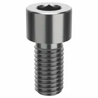 Socket Head Cap Screw: 1/2"-13 Thread Size, 1 in Lg, Std, Plain, Stainless Steel, 18-8, 3/8 in Drive (MPN ZSQ60112C16)