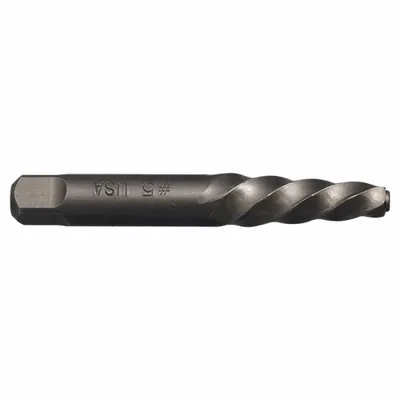 CLEVELAND Spiral-Flute Extractor, Size #5, 9/16 in to 3/4 in Capacity - Spiral-Flute Extractors