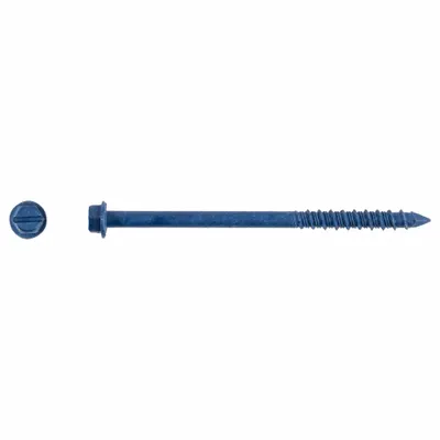 TAPCON Hex-Head Screw Anchor, 1/4 in Dia, Steel, External Hex, 100 PK - Hex-Head Screw Anchors