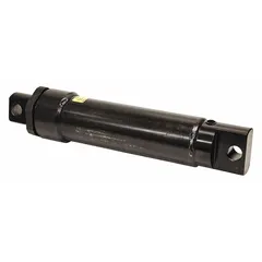 This cylinder is designed for pneumatic or hydraulic actuation in fleet and vehicle maintenance applications. It is suitable for lifting, clamping, or positioning tasks in repair shops and industrial vehicle service environments.
