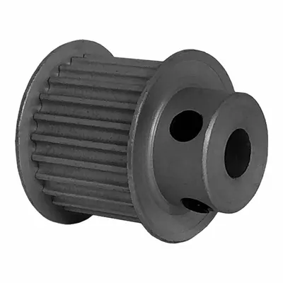 Dayton Timing Pulley: Modified Curvilinear, Fixed, For GT Timing Belt Section - GT Section Fixed-Bore Timing Pulleys with Hub