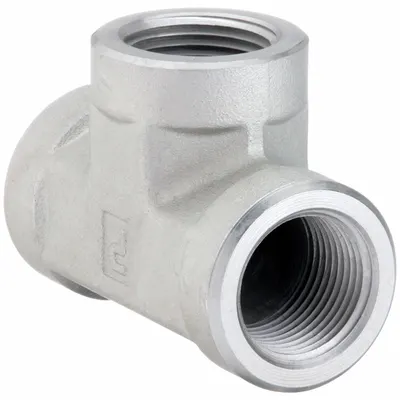 PARKER 1/4 MMO-S Steel Hydraulic Threaded Extreme-Pressure Pipe Tee - Hydraulic Threaded Extreme-Pressure Pipe Fittings