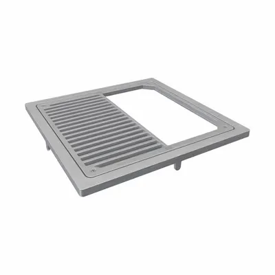 ZURN FS12-NH Square Bronze Nickel-Plated Slotted Grate for Floor Sinks - Floor Sinks with Grates